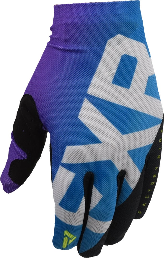 FXR Slip-On Air Gants Motocross bleu/noir M Figure 1