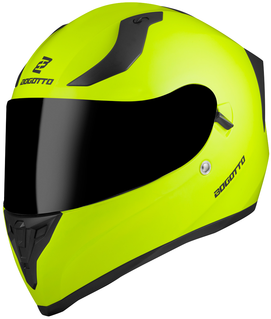 Bogotto V128 Casque Jaune néon M Figure 2