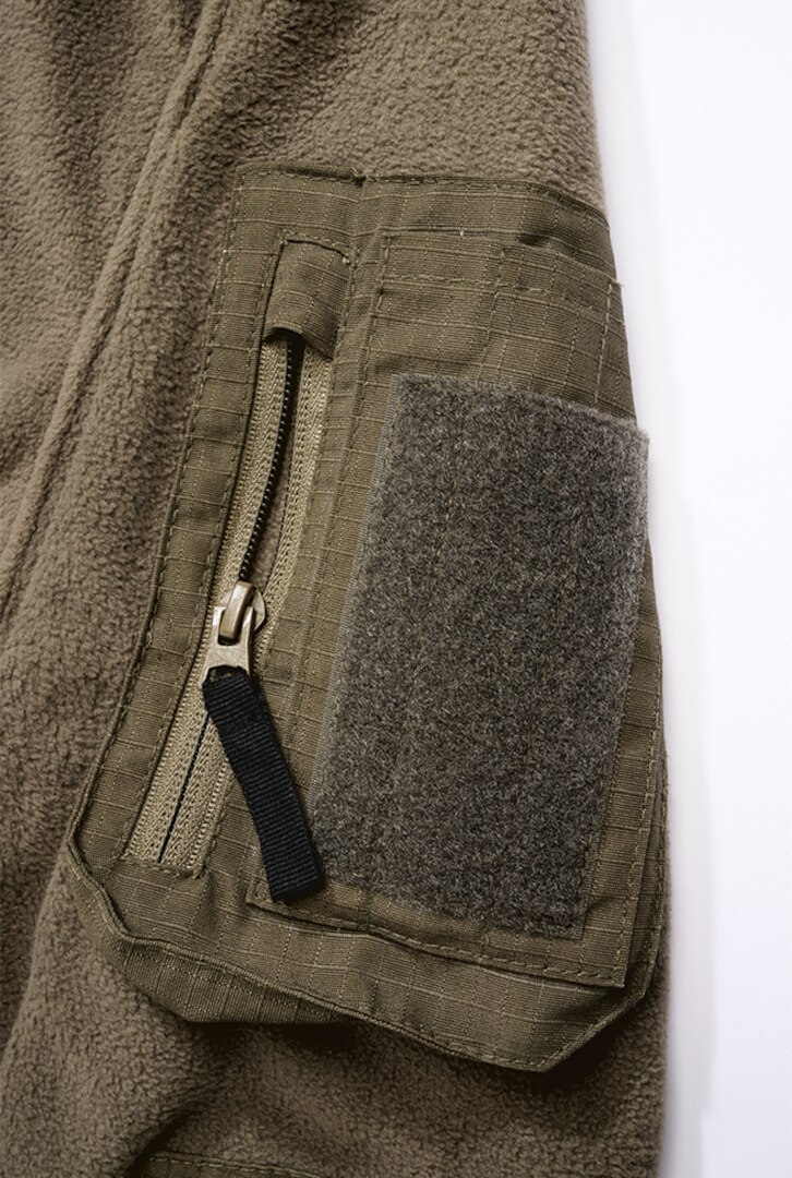Brandit Fleece Ripstop Свитер на молнии Олив 7XL Рисунок 4