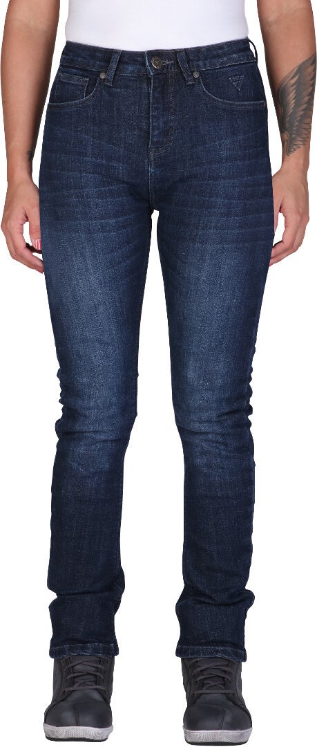 Modeka Tabera Dames Motorfiets Jeans blauw 25 Figuur 1