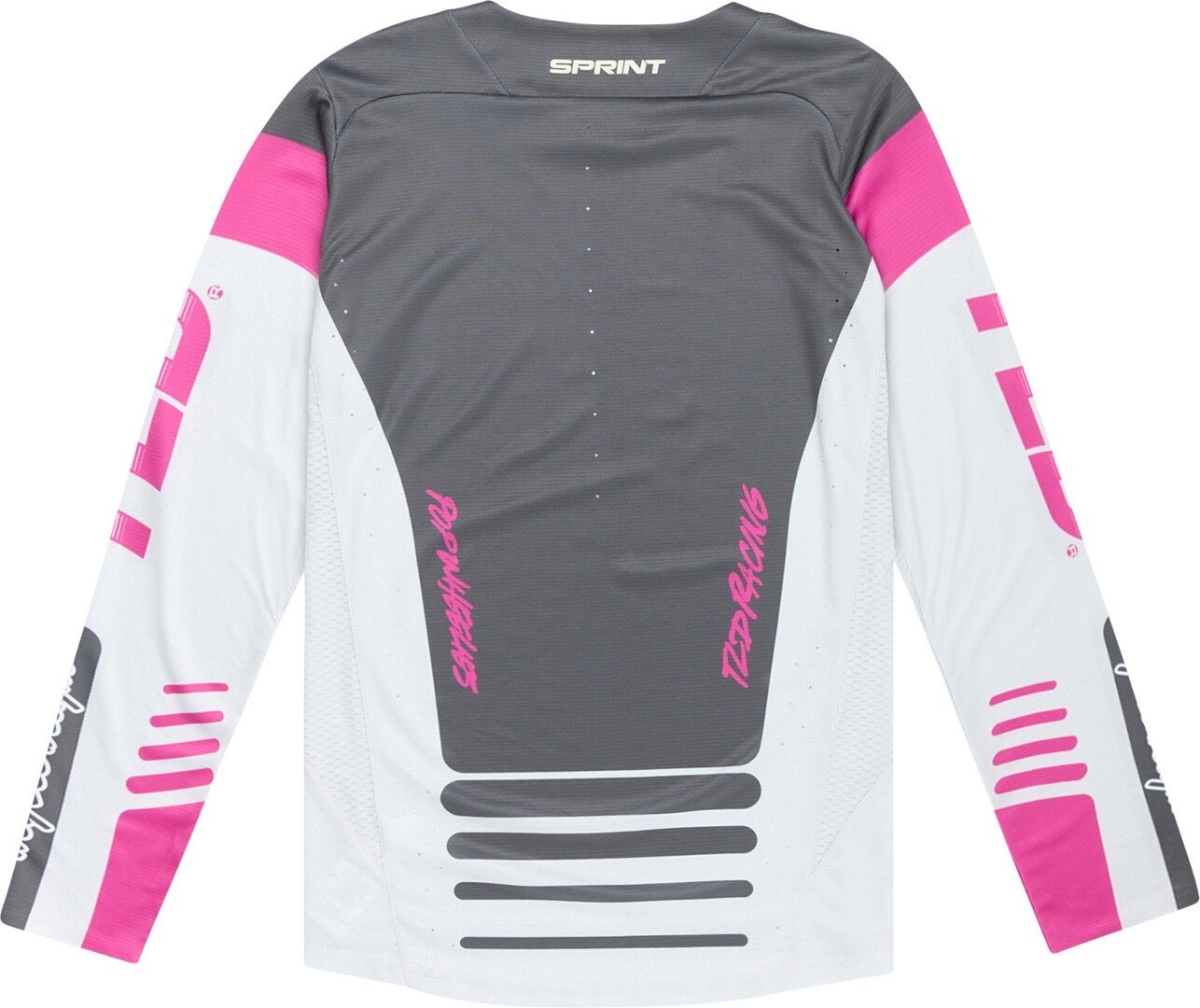 Troy Lee Designs Sprint Fifty-50 Tricoul de bicicletă gri deschis/gri închis M Figura 6