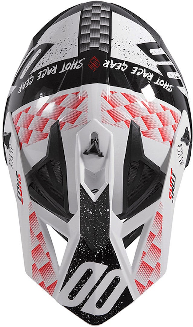 Shot Lite Rush Motocross Helmet black/red XS (53/54) Figure 2