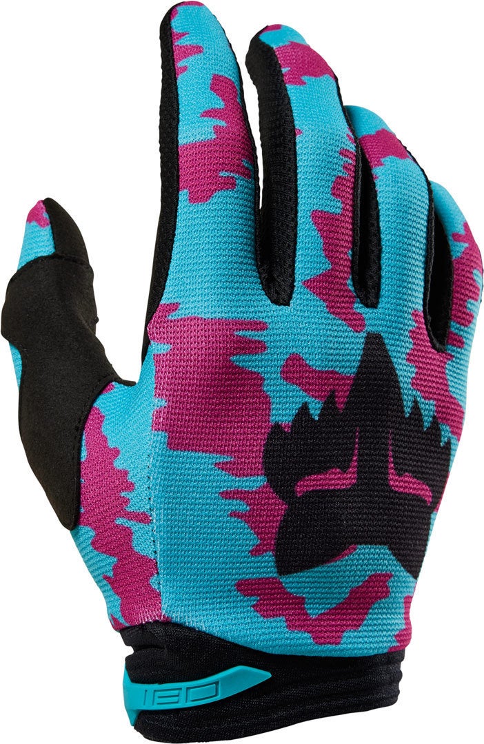 FOX 180 Nuklr Motocross handsker turkis/sort XL Figur 1