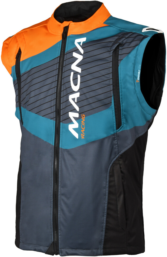 Macna Crest Motocross Jacke grau/orange M Abbildung 3