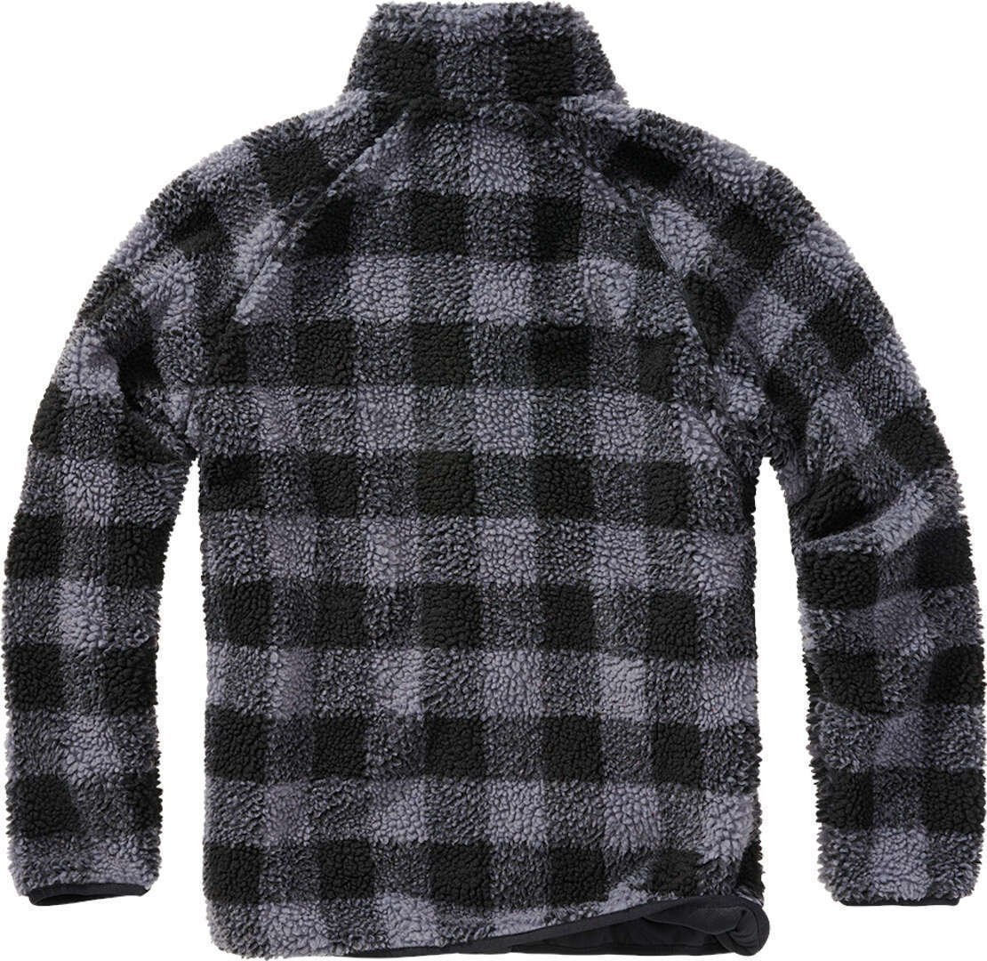 Brandit Teddyfleece Jacke schwarz/grau M Abbildung 2