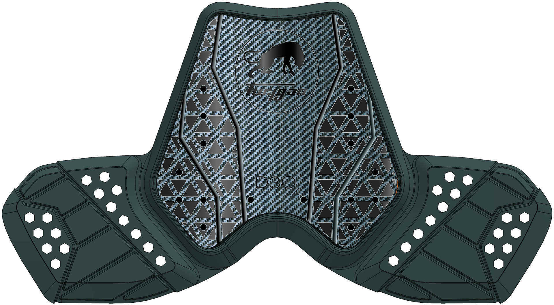 Furygan Racing D3O Protector de piept Figura 1