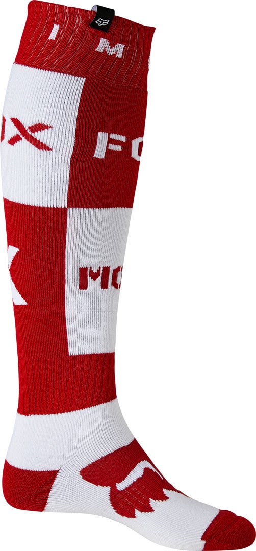 FOX Nobyl Fri Thick Meias de Motocross vermelho/branco L Figura 1