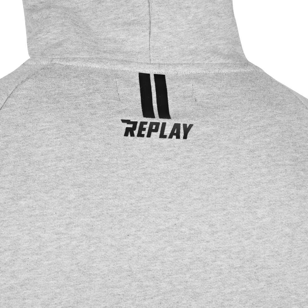 Replay Logo Hoodie grau L Abbildung 6