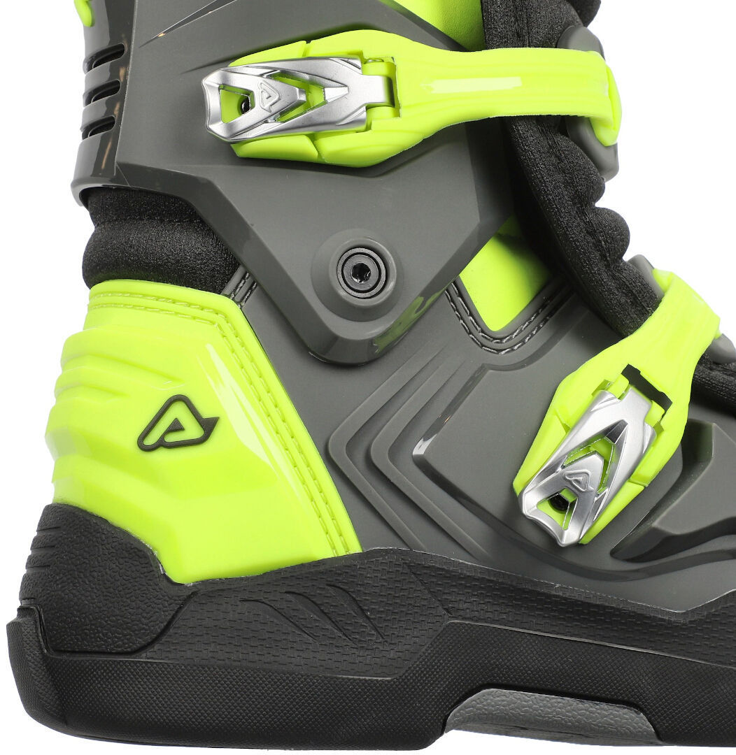 Acerbis Whoops Botas de motocross gris/amarillo 41 Figura 4