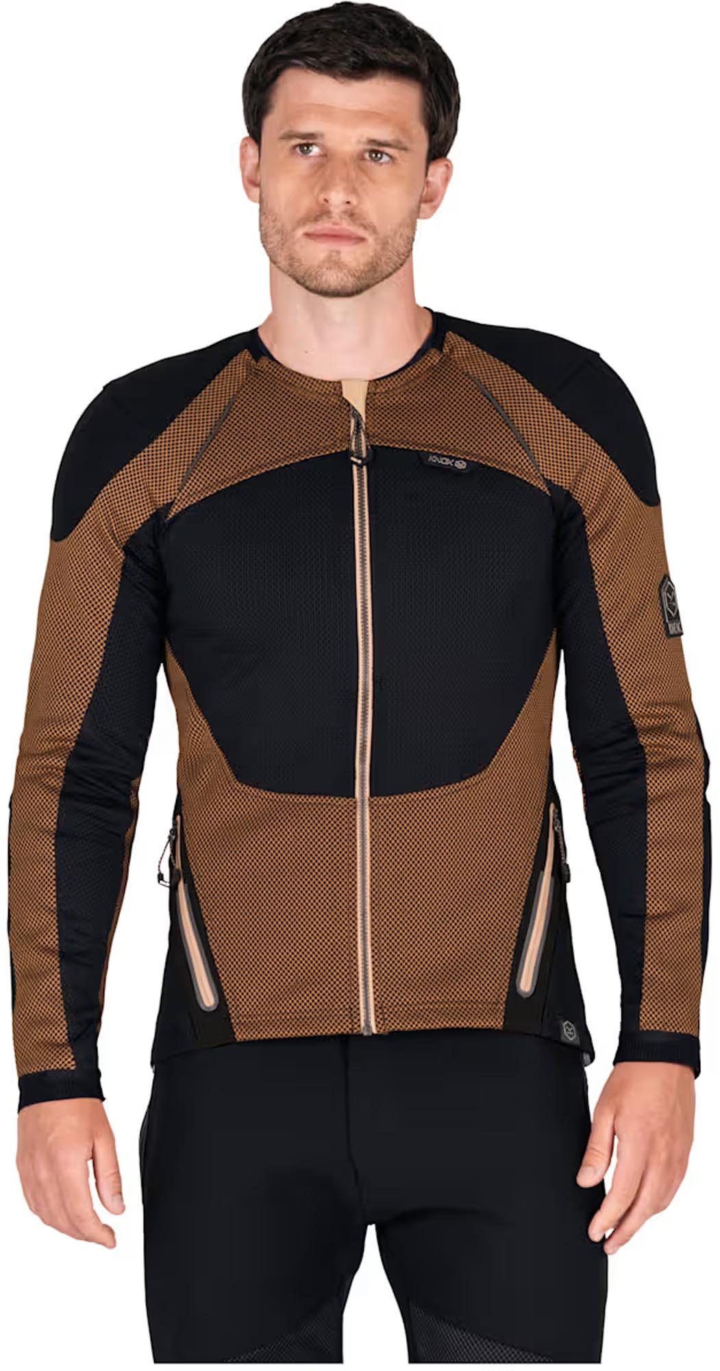 Knox Urbane Pro Move Motorcycle Textile Jacket brown S Figure 3