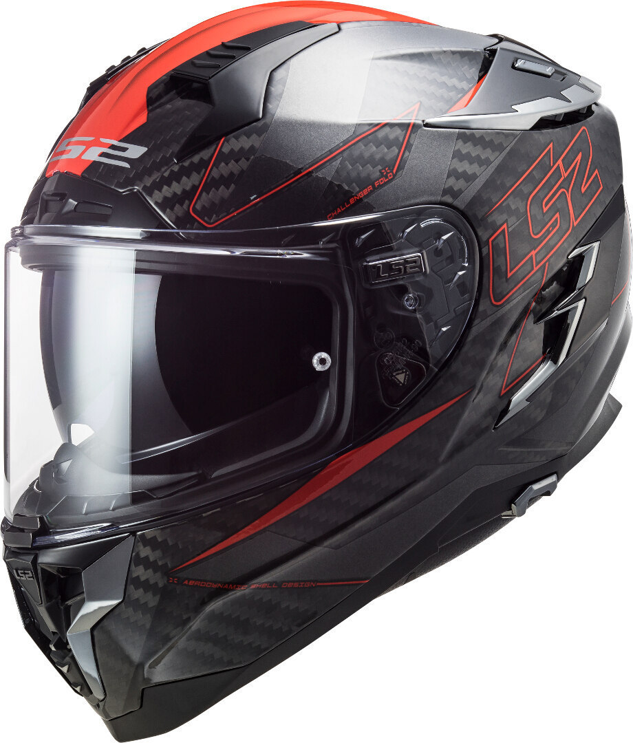 LS2 FF327 Challenger Fold Carbon Casco rosso M (57/58) Figura 1