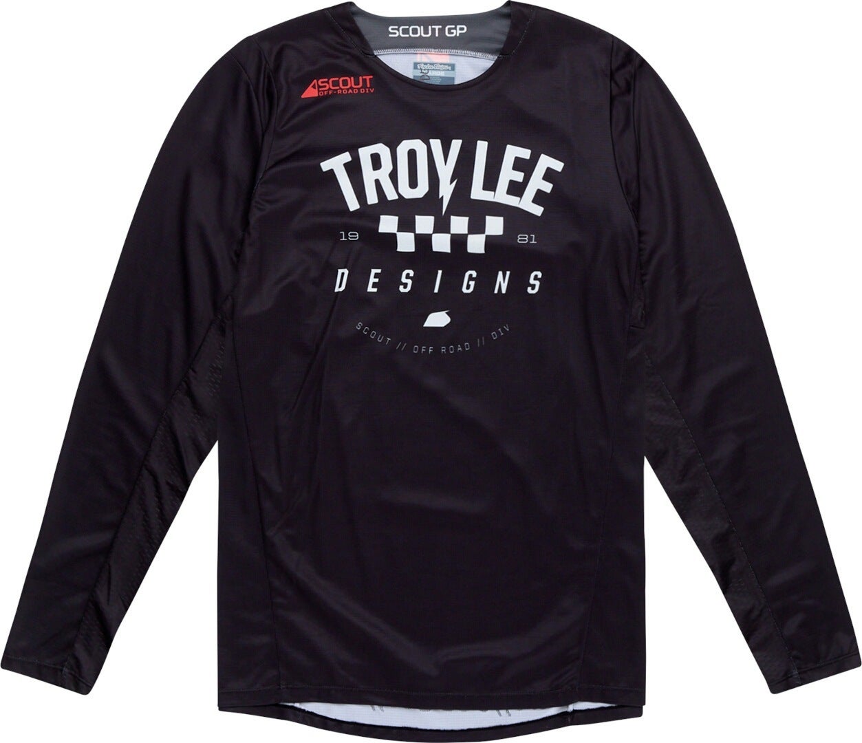 Troy Lee Designs Scout GP Ripper Motokrosový dres černobílá M Obrázek 1