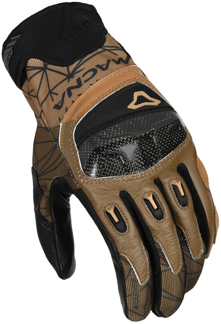 Macna Rocco Motorcykel handsker sort/brun L Figur 1