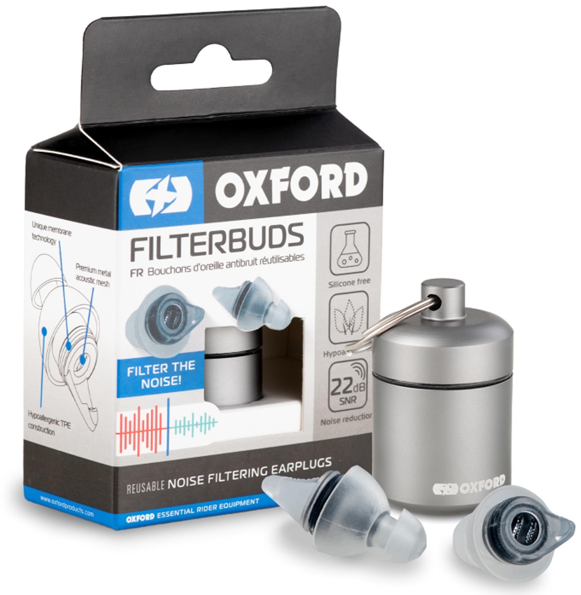 Oxford FilterBuds Špunty do uší Regular Fit 22 SNR Hlavní článek Obrázek 1