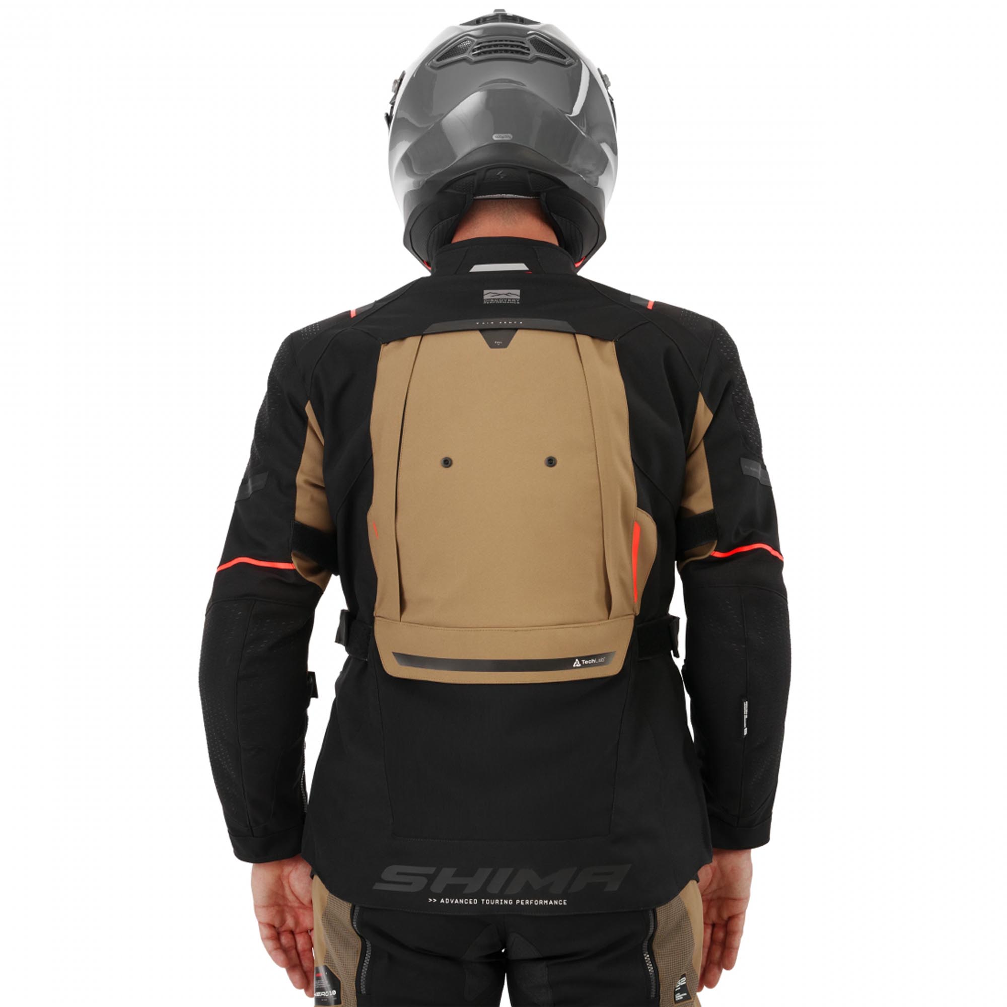 SHIMA Hero 3.0 Motoristična tekstilna jakna rjava XL Slika 5
