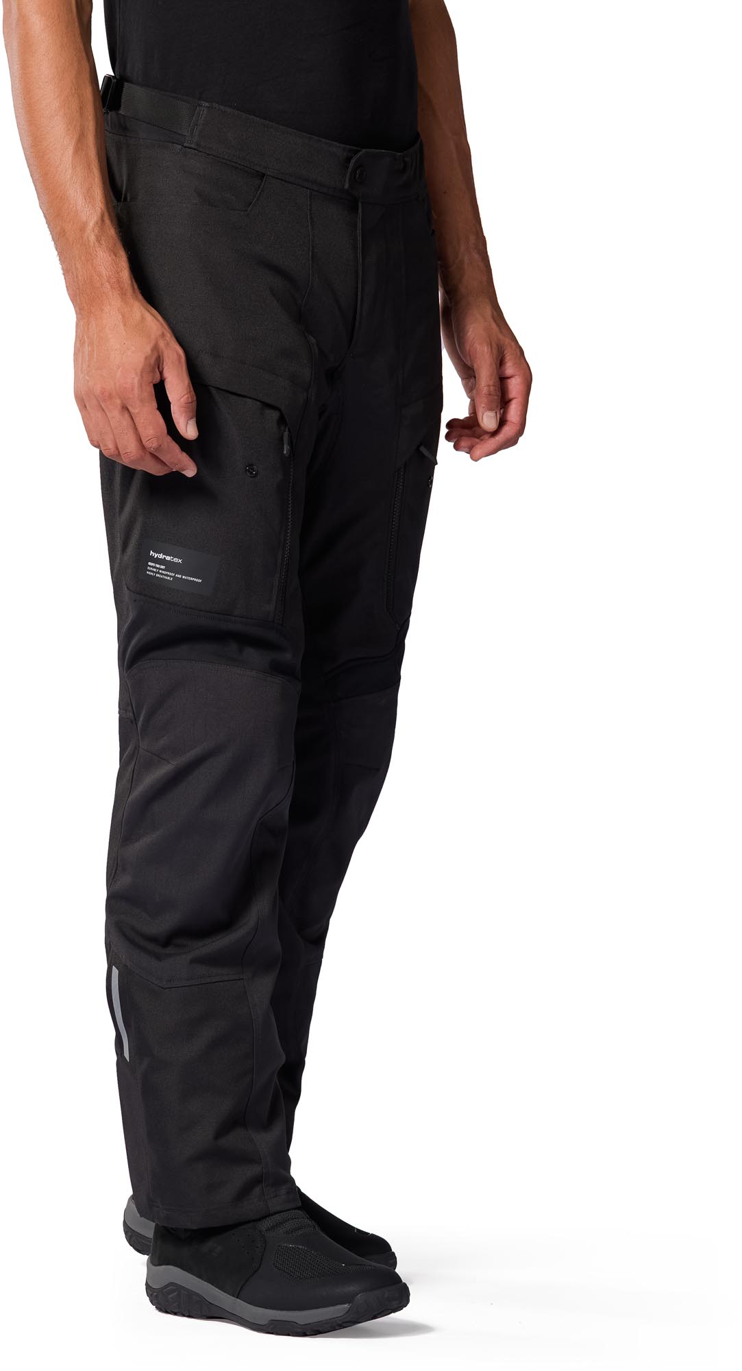 Side view of Revit Outback 5 H2O waterproof Motorcycle Textile Pants
