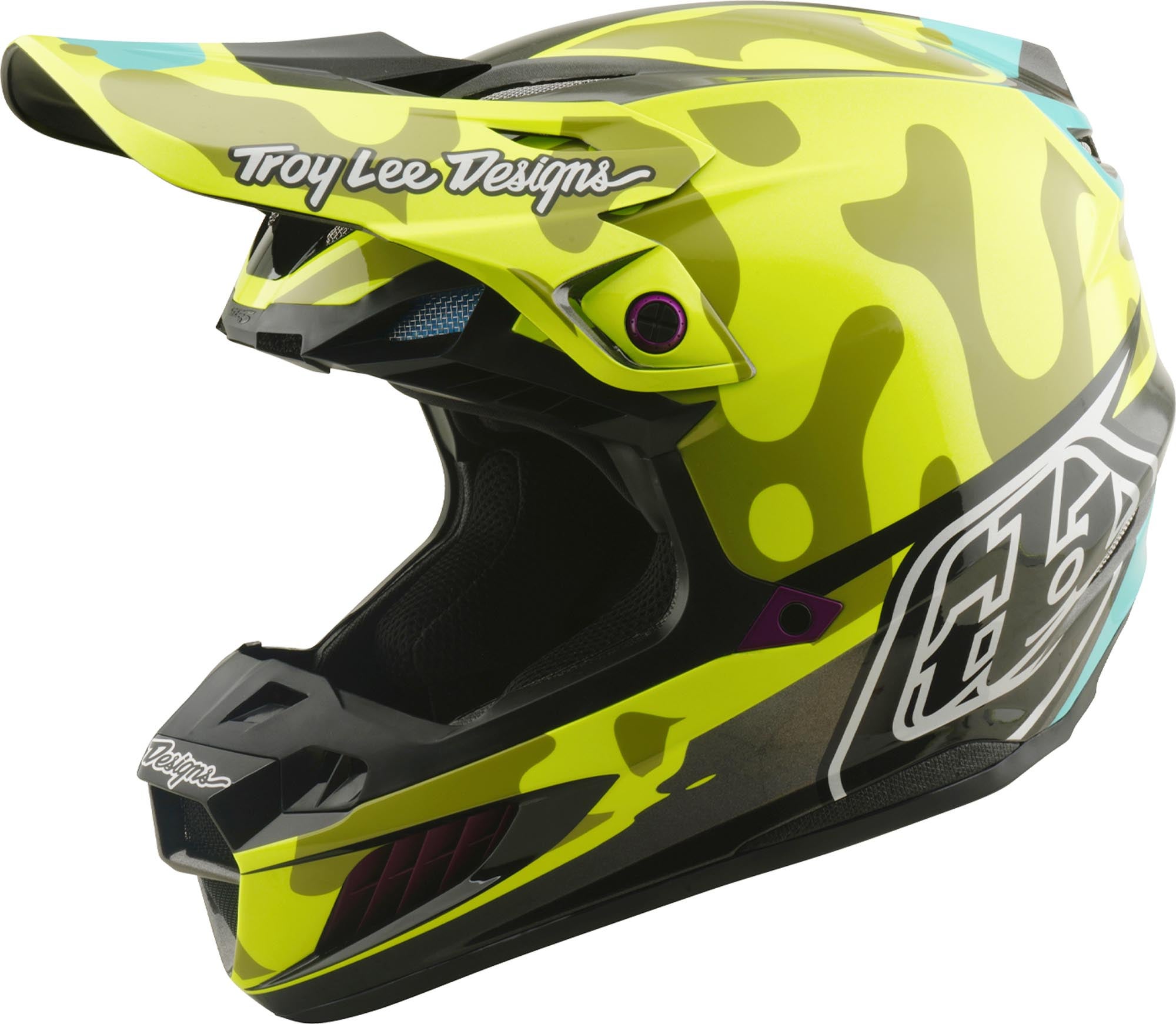 Troy Lee Designs SE5 Composite MIPS Myth Motocrosshelm neongeel XXL (62/63) Figuur 1
