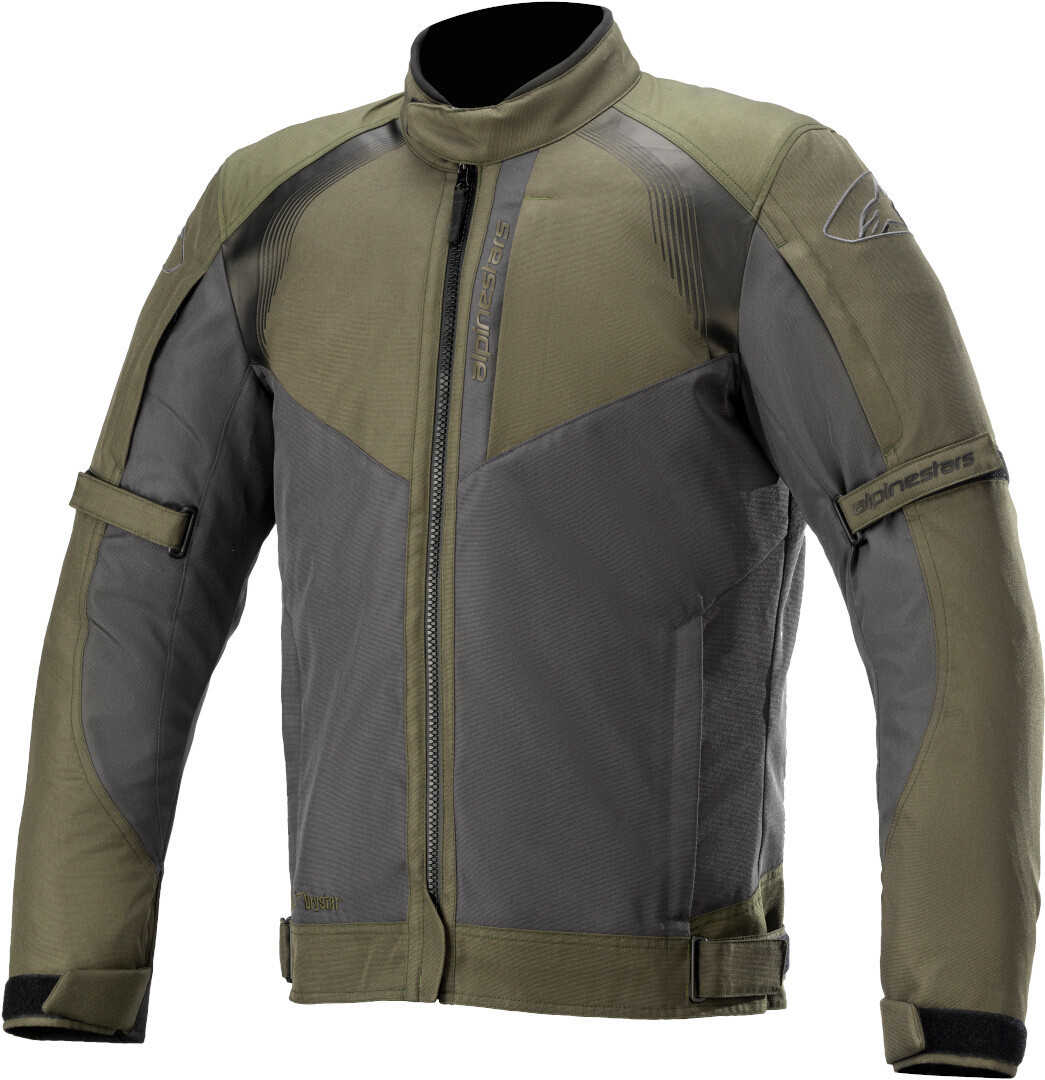 Alpinestars Headlands Drystar Motorcycle Textile Jacket black/olive 4XL Figure 1