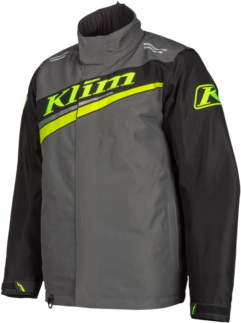 Klim Kaos Snescooter jakke grå/sort/gul M Figur 1