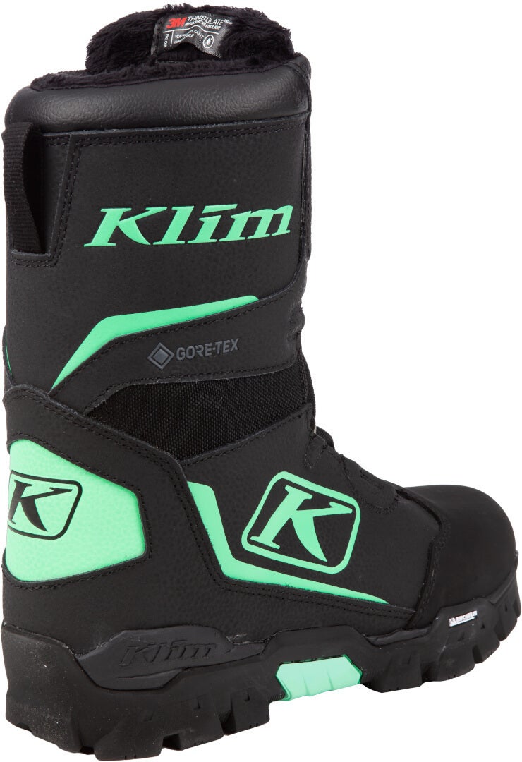 Klim Aurora GTX BOA 2023 Dame snescooter støvler sort/grøn 9 Figur 8