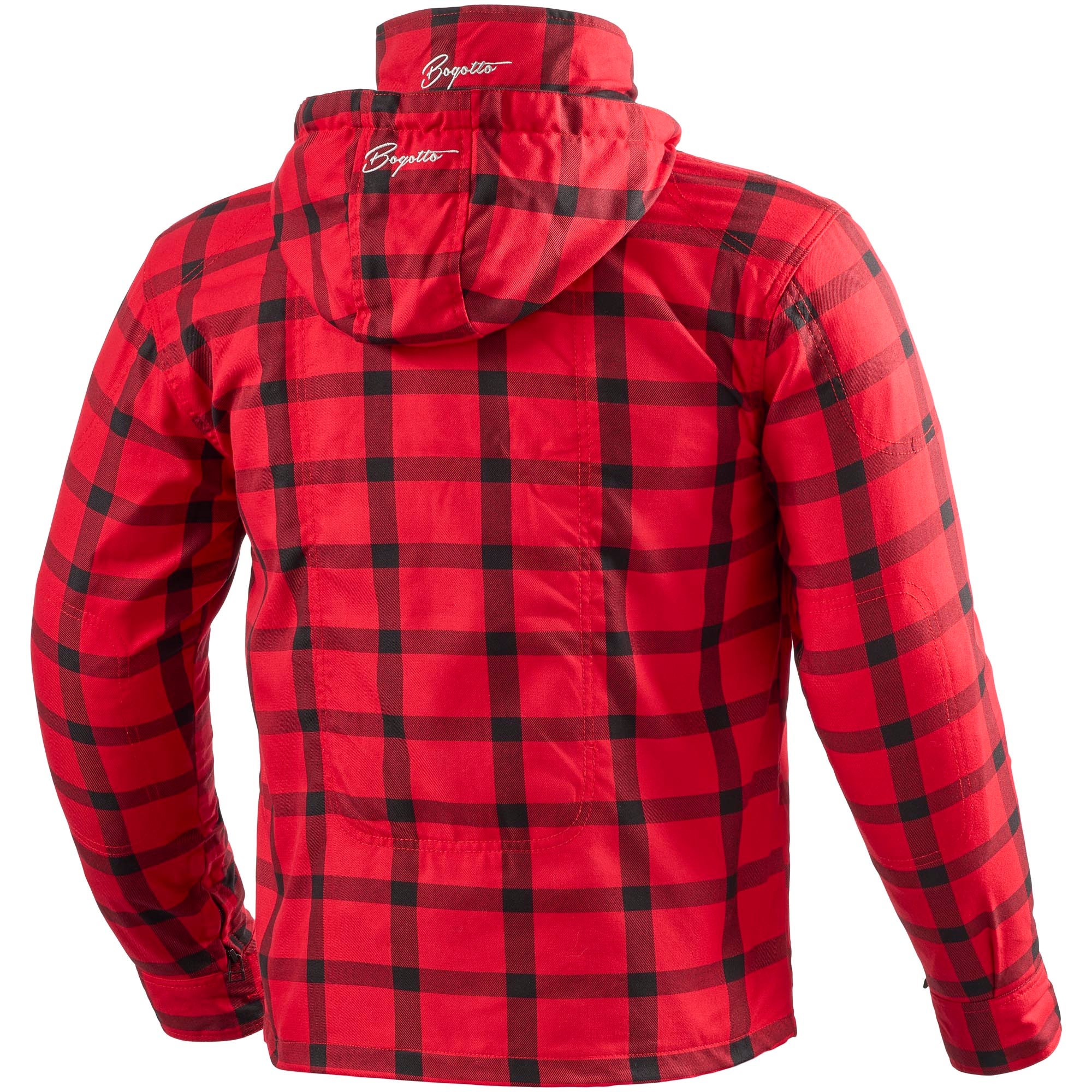 Bogotto Lumb-R Motorcycle Zip Hoodie red/black XL Figure 2