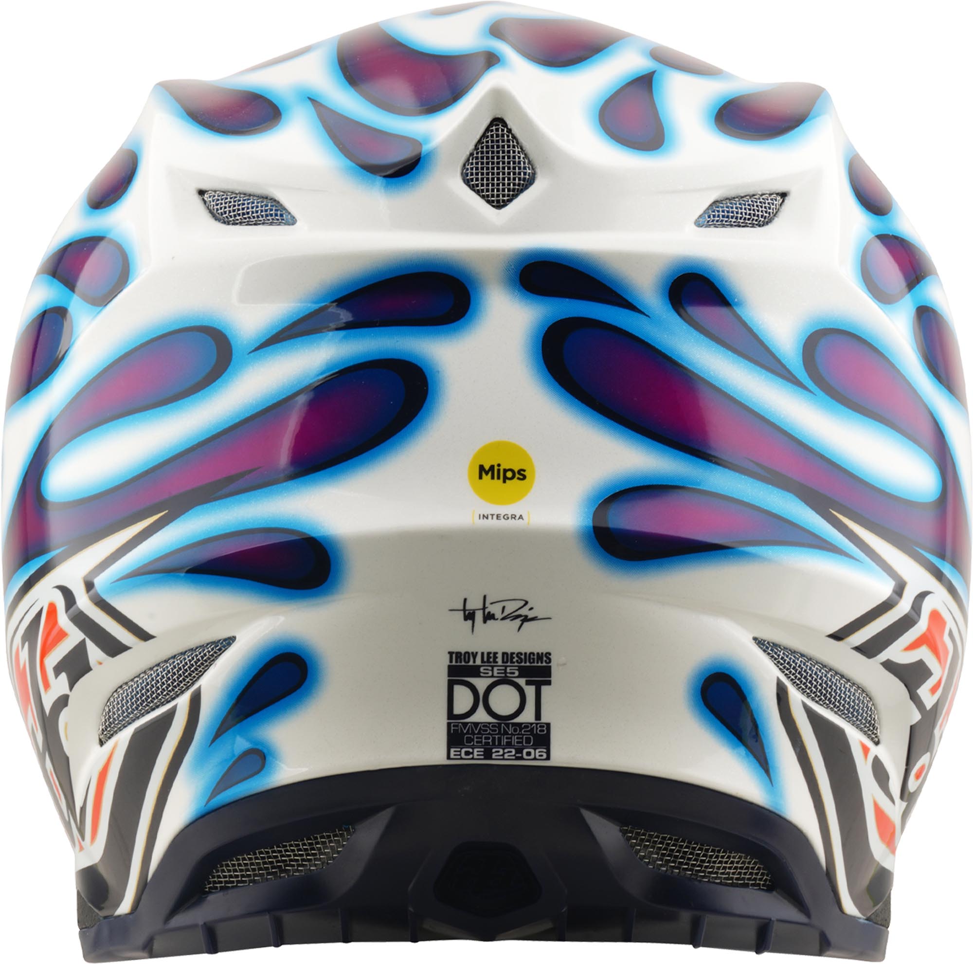 Troy Lee Designs SE5 Composite MIPS Overspray Motocross Helm L (58/59) Abbildung 7