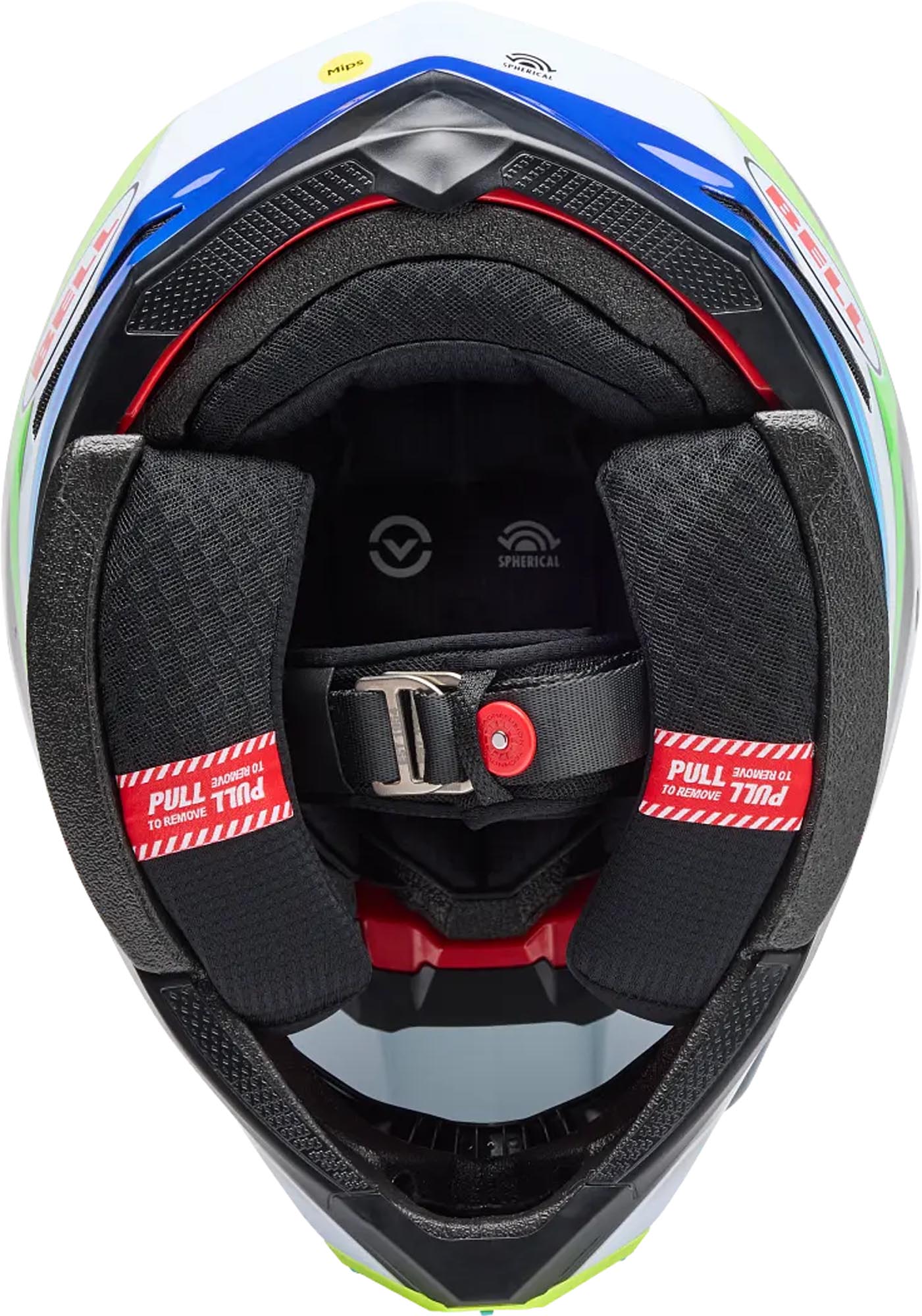 Bell Moto-10 Spherical Grid Casco da motocross bianco/blu XL (60/61) Figura 6