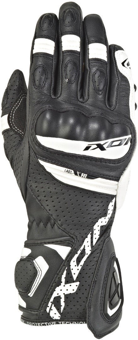 Ixon Rs Tempo Air Kvinders handsker Sort/hvid L Figur 1