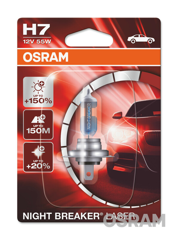 OSRAM Becuri Night Breaker Laser H7 12V 55W - x1 Figura 2