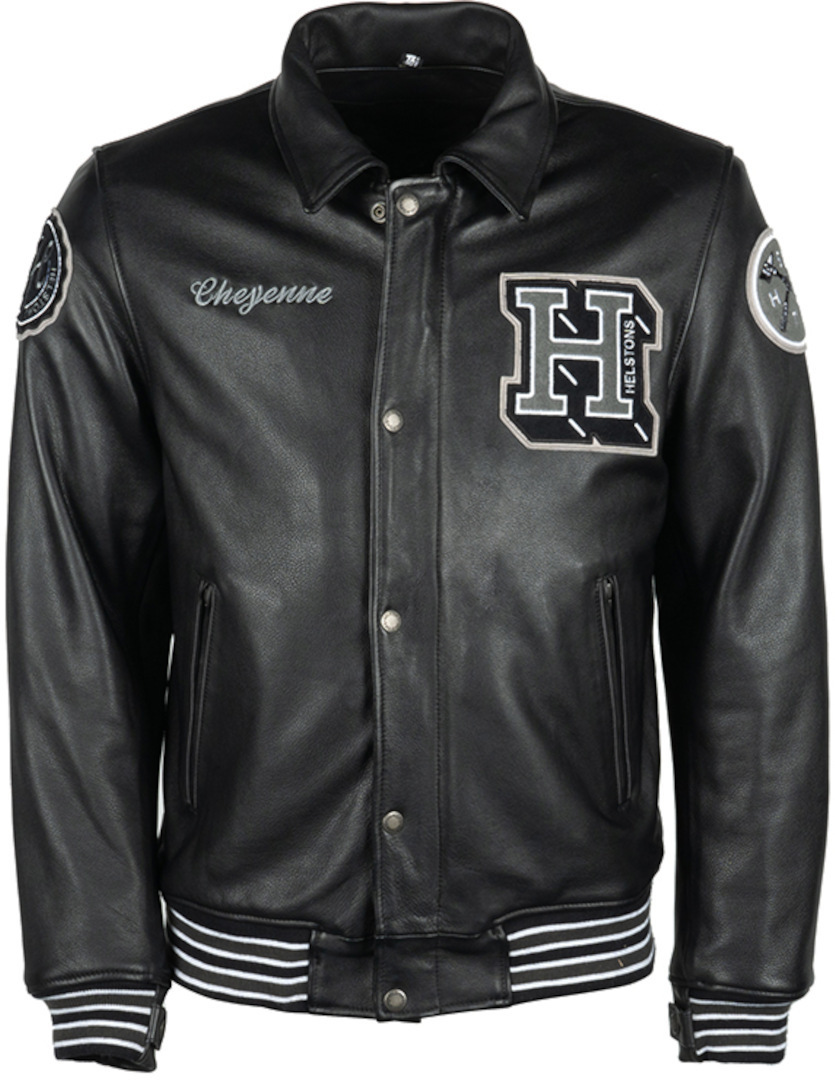 Helstons Cheyenne Veste en cuir de moto noir 4XL Figure 1