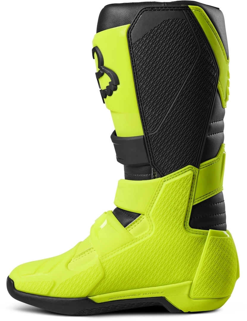 FOX Comp Motocross støvler sort/neon-gul 12 Figur 4