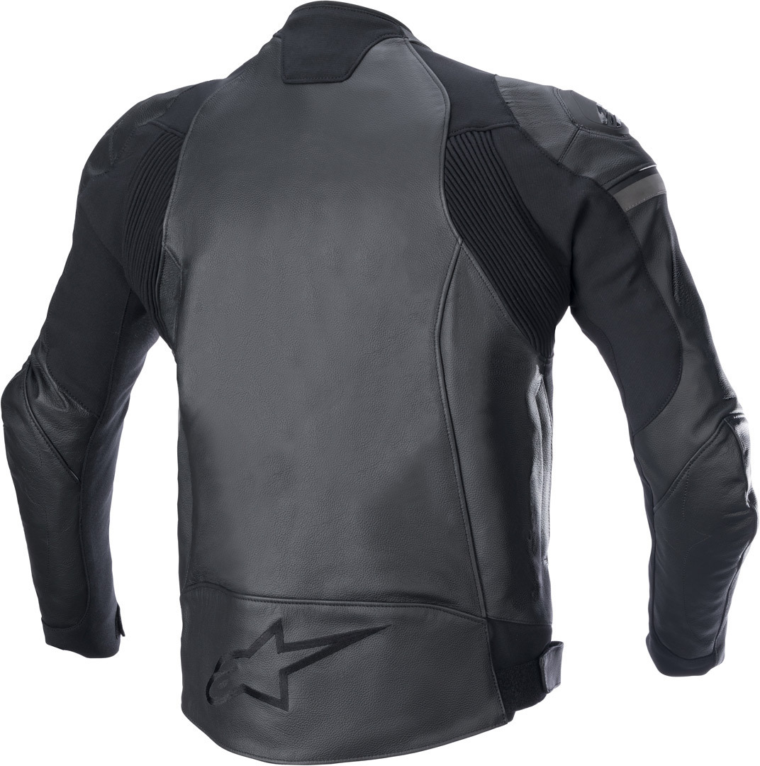 Alpinestars GP Force Motorcykel læderjakke Sort/sort 48 Figur 2