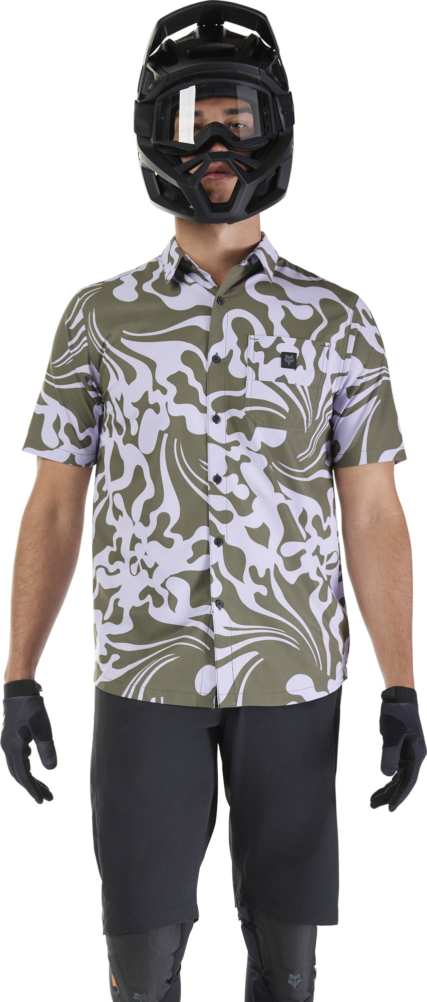 FOX Ranger Woven Chemise de vélo Vert militaire S Figure 3