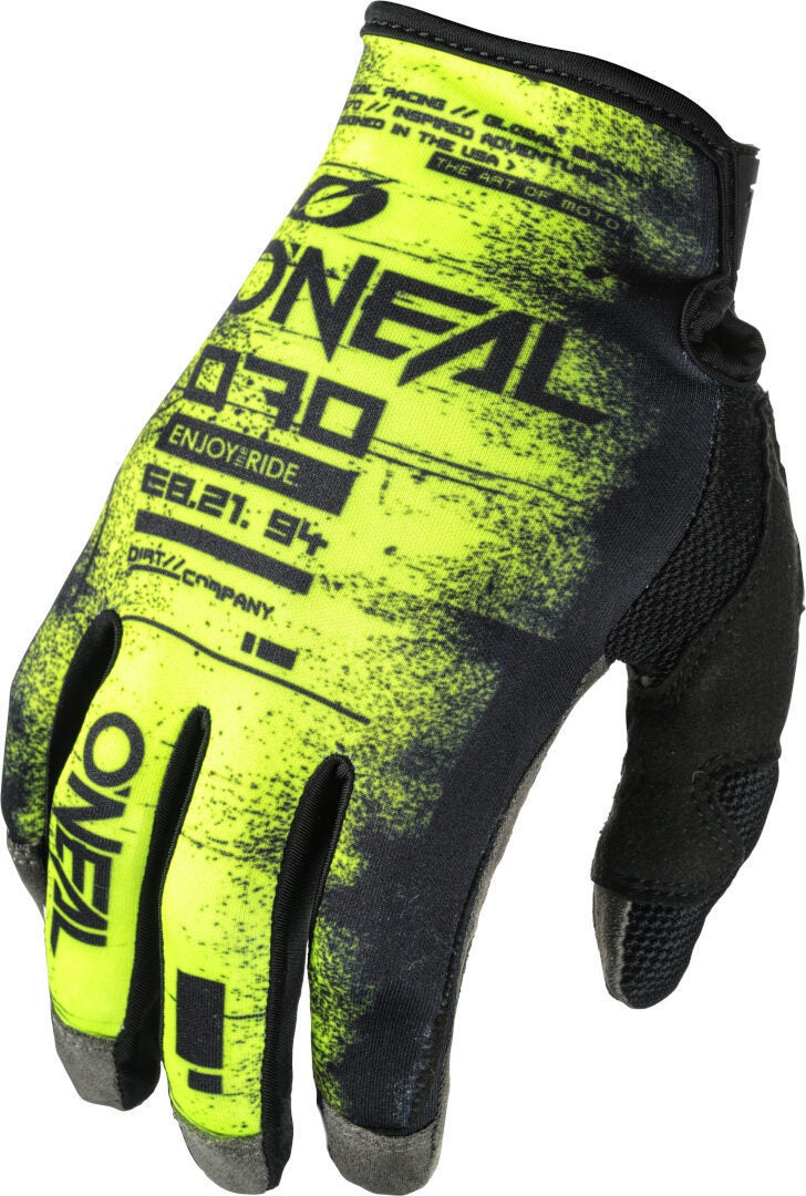 Oneal Mayhem Scarz Motocross handsker sort/neon L Figur 1