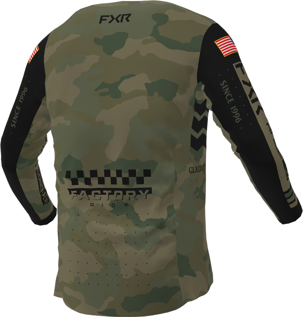FXR Podium Gladiator 2023 Motokrosový dres olive S Obrázek 2