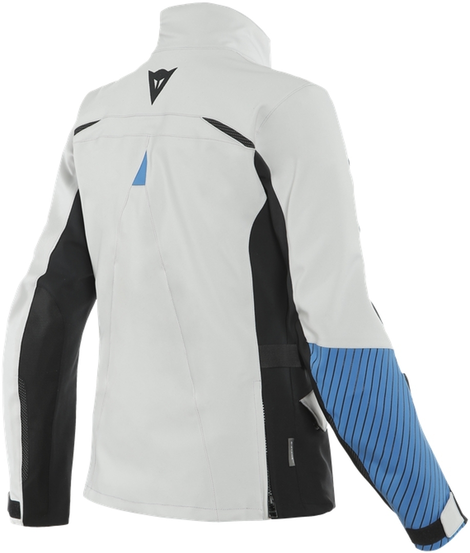 Dainese Tonale D-Dry XT Damer Motorcykel tekstiljakke grå/sort/blå 48 Figur 2