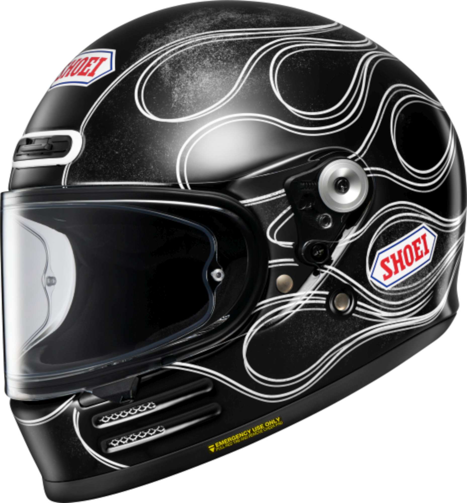 Shoei Glamster06 Blast Helmet black/white L (59/60) Figure 1