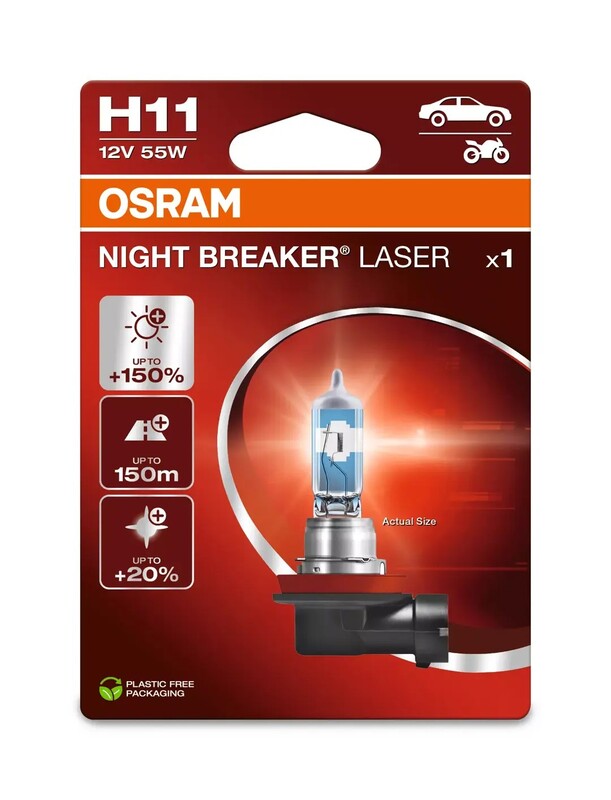 OSRAM Night Breaker Laserlampa H11 12V/55W - X1 Figur 2