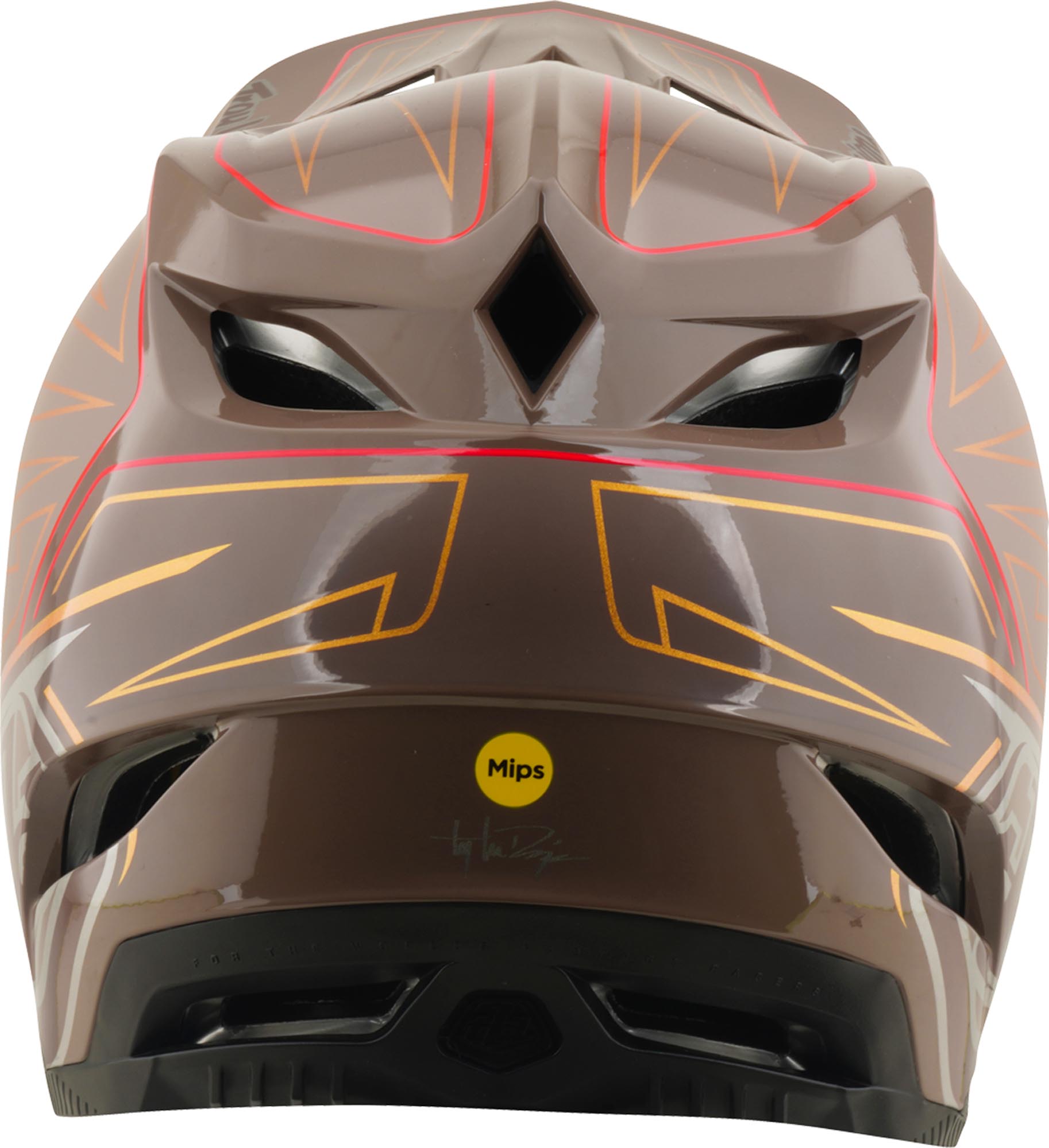 Troy Lee Designs D4 Polyacrylite MIPS Shadow Pro Nobrauciena ķivere S (55/56) 5. attēls