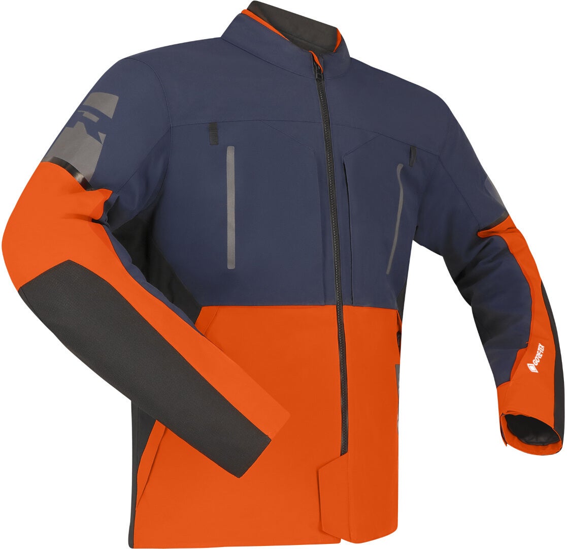 Richa Orion GTX waterproof Motorcycle Textile Jacket dark blue/orange L Figure 1