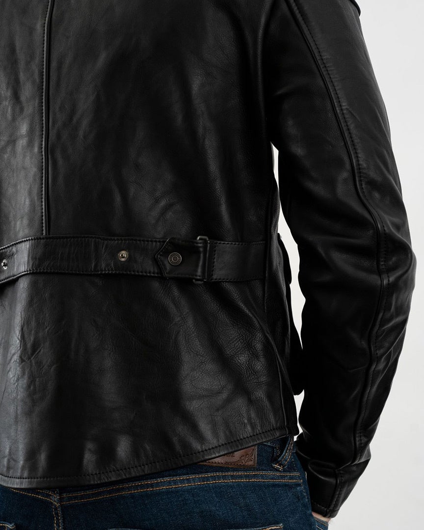 Rokker Goodwood Motorcycle Leather Jacket black XL Figure 6