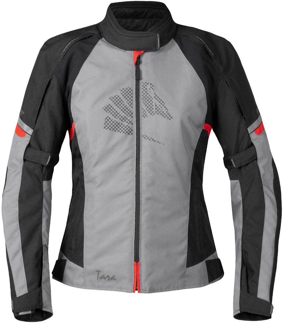 Germot Tara Jachetă textilă impermeabilă pentru motociclete Negru/Gri/Roșu 36 Figura 1