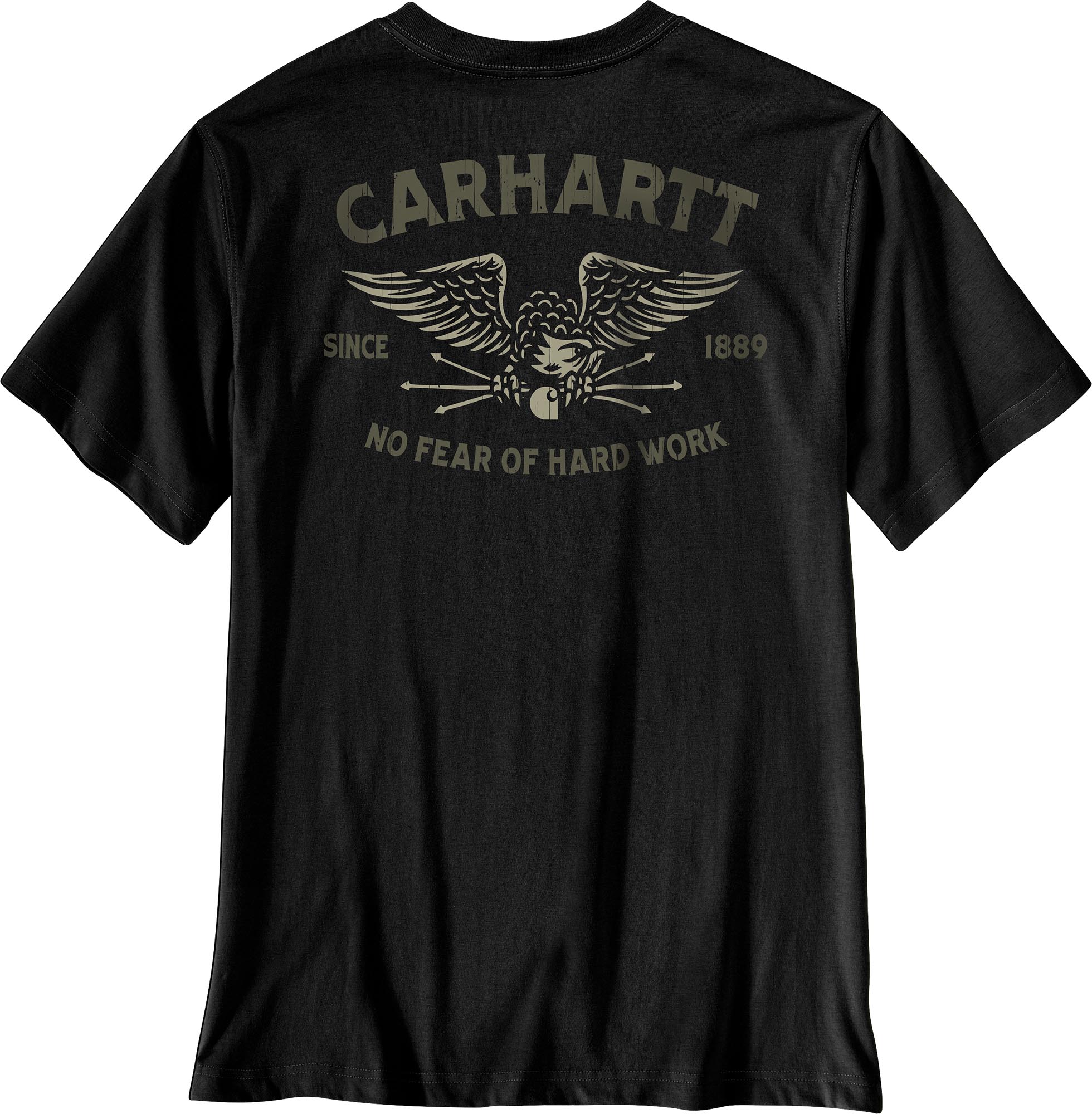 Carhartt Irvine Relaxed Hardwork Eagle T-shirt Zwart M Figuur 2
