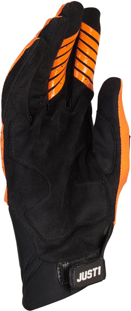 Just1 J-HRD Motocross handsker orange S Figur 2