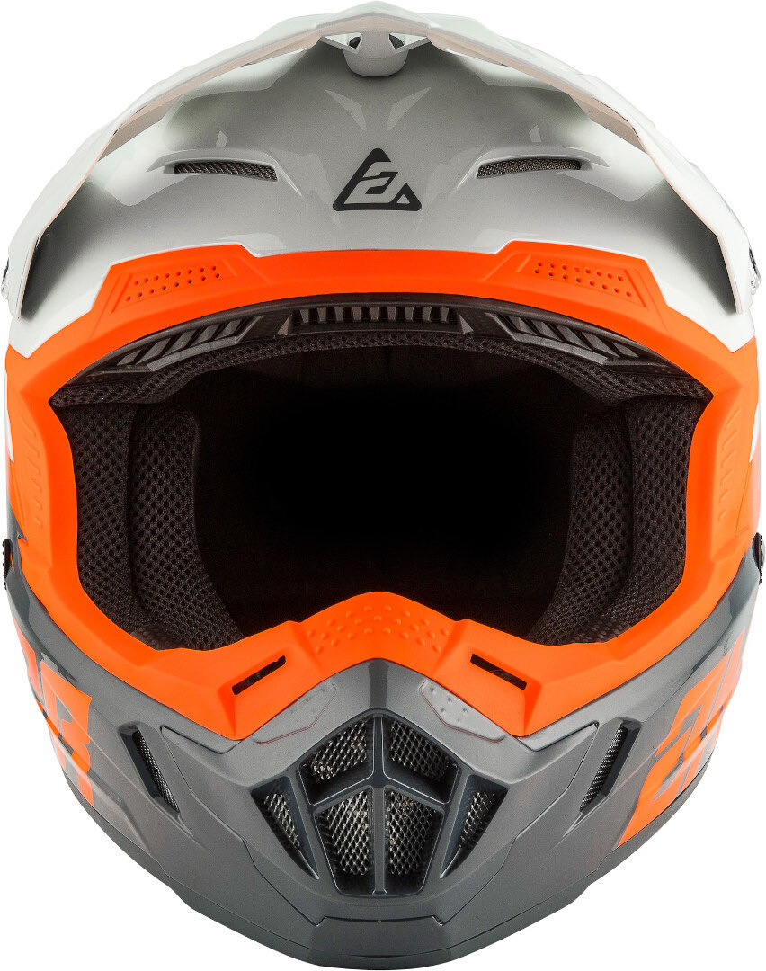 Answer AR-1 Voyd Motocross Helm grau/orange S (54/56) Abbildung 3