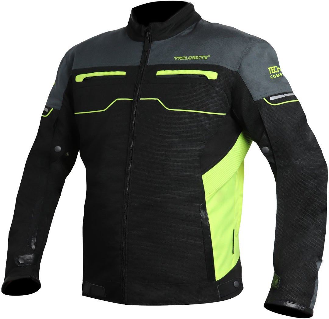Trilobite All Ride Motorcycle Textile Jacket black/green 3XL Figure 1