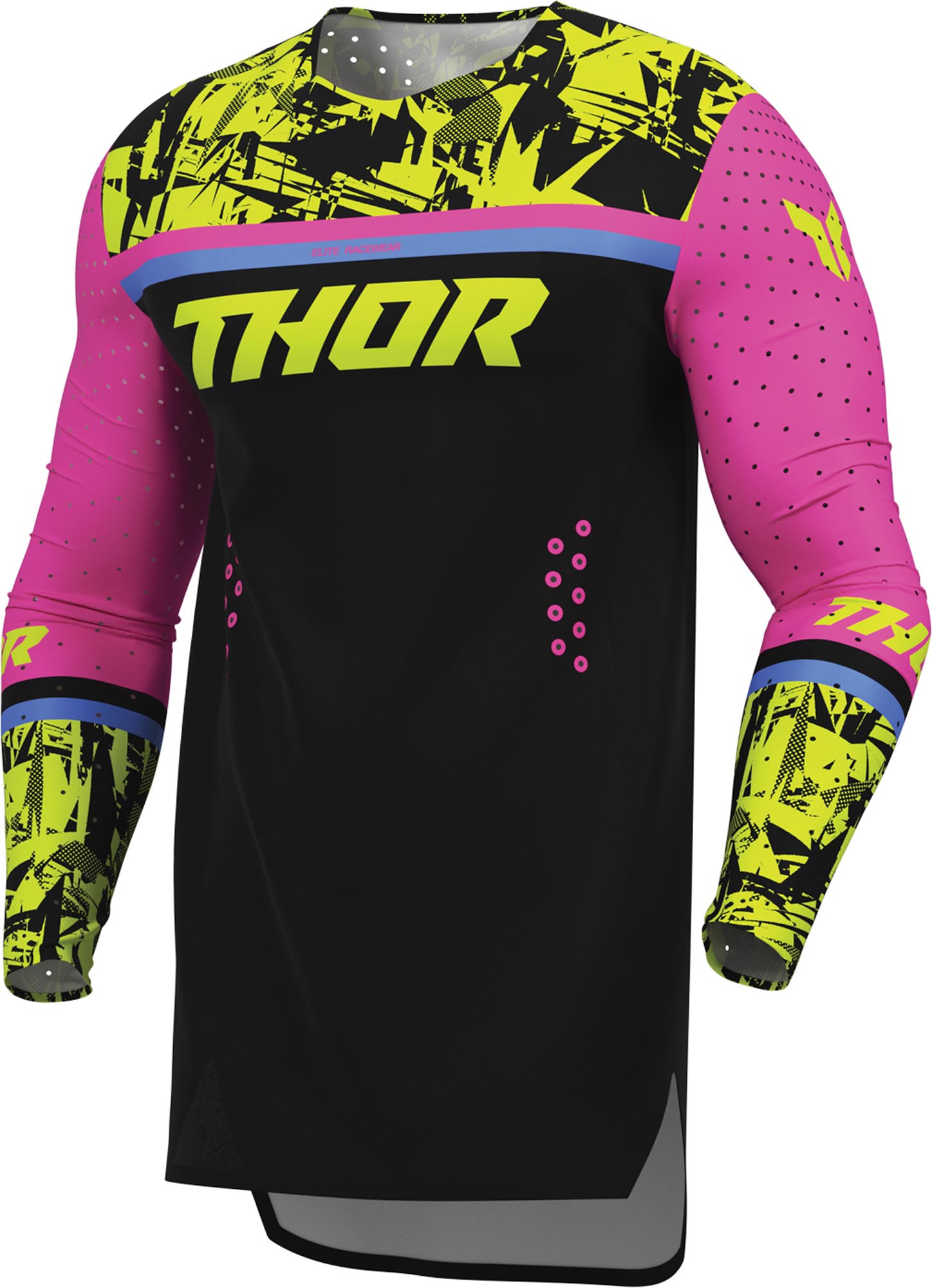 Thor Sportmode Punkd Motokros dres črno/rumeno M Slika 1