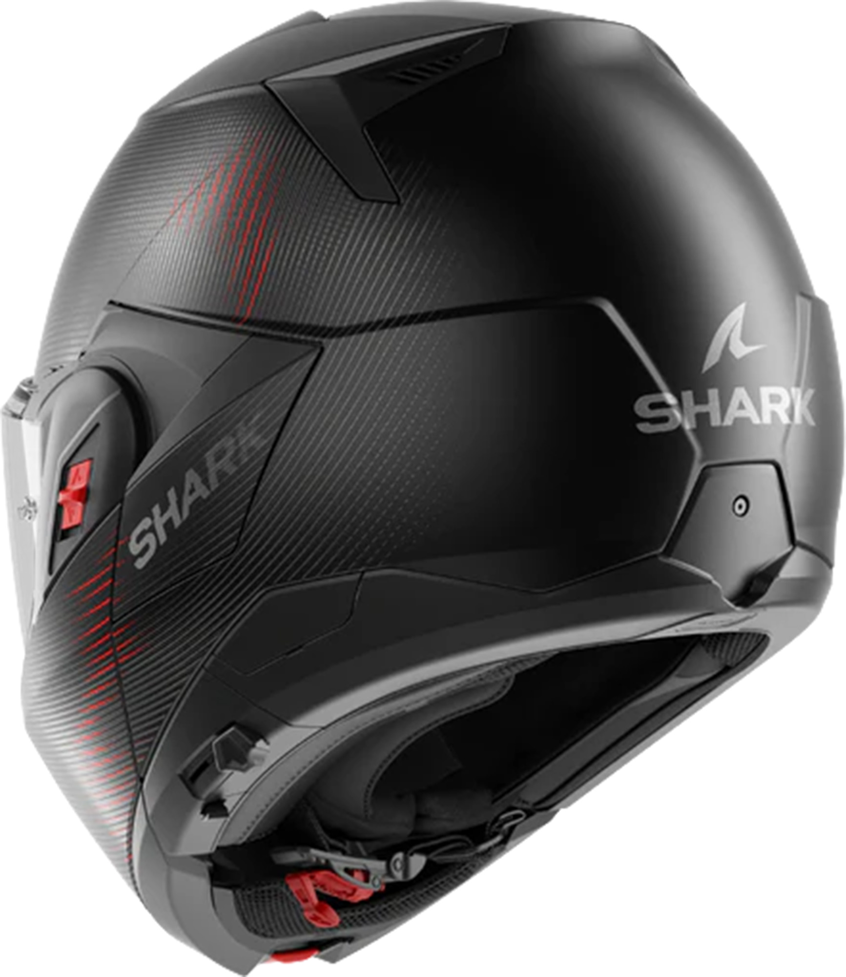 Side view of Shark Oxo SP Lyne Mat Helmet