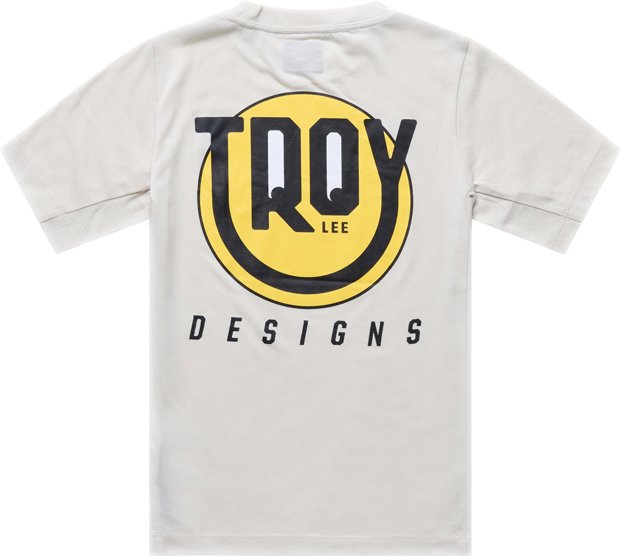 Side view of Troy Lee Designs Skyline Ride Happy Youth Short Sleeve Bicycle Jersey