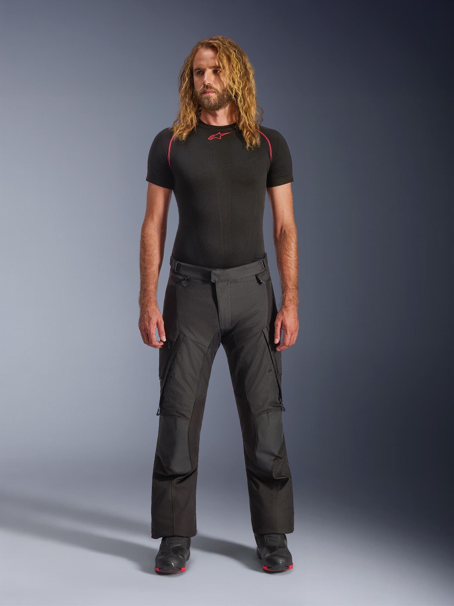 Alpinestars Andes V4 Drystar waterproof Motorcycle Textile Pants black Long L Figure 3